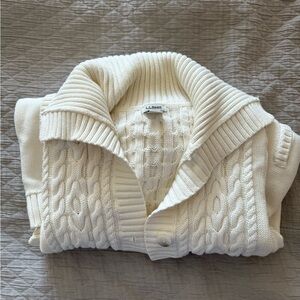 LLBEAN Cable crew sweater